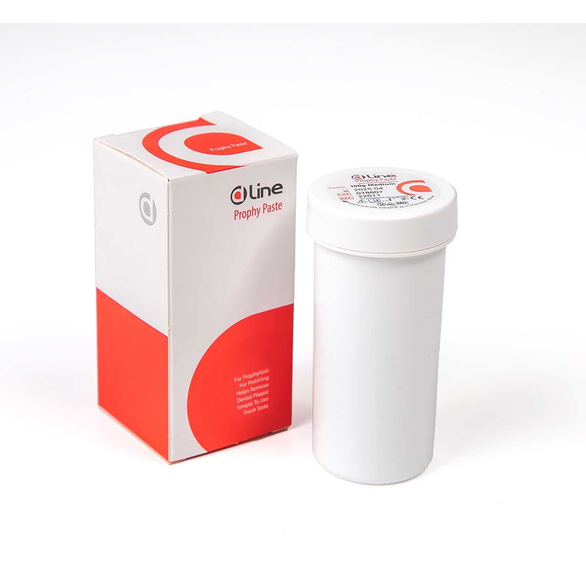 DLine Polierpaste 100g Medium Packung mit Inhalt